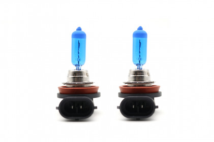  par de lampadas super brancas h8 12v . 35w . pgj19-1 tech one - 3044 