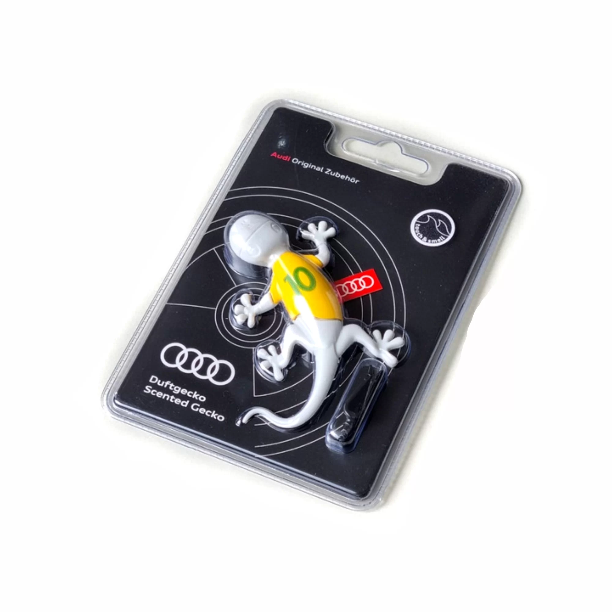 Aromatizante Audi Gecko Brasil Cinza Camisa 10