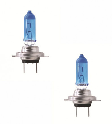  par de lampada halogena super brancas h7 12v 55w px26d code - 5256 