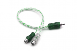  cabo y injetado preto/prata 4mm 1m 2f svart - 1835 