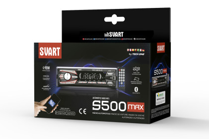 radio automotivo s500 max i svart - 1426
