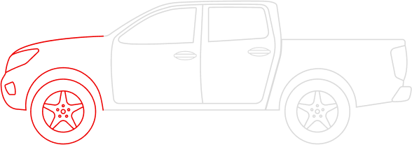 frente do carro