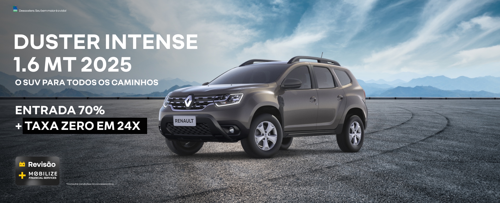 banner oferta maio - duster intense