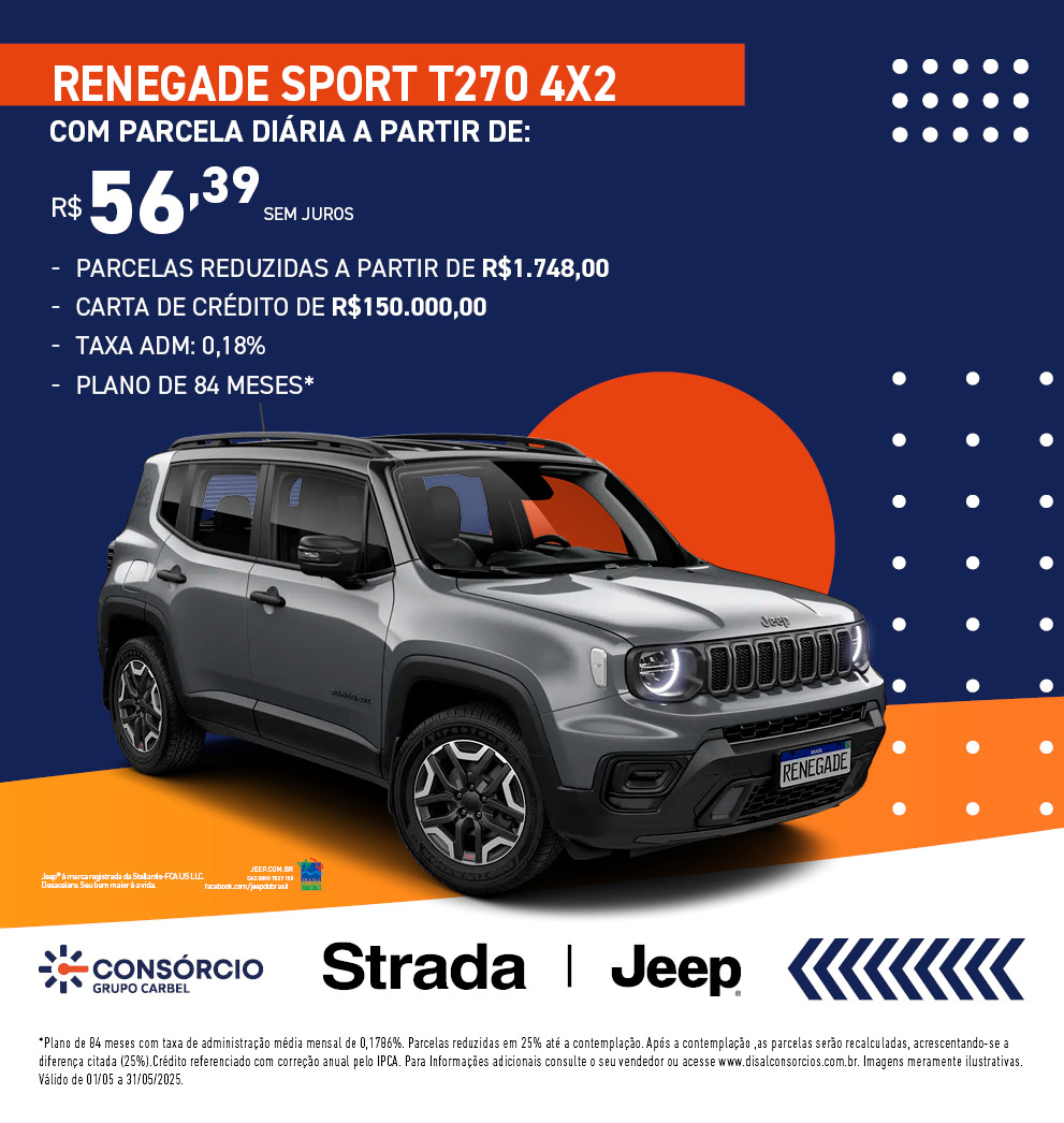consorcio renegade maio  2025