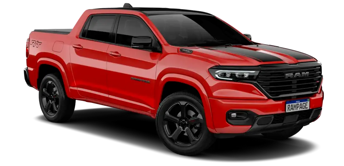 Rampage Big Horn 2.2 Diesel 2025 VERMELHO FLAME + TETO PRETO
