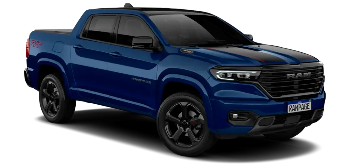 Rampage Big Horn 2.2 Diesel 2025 AZUL PATRIOT + TETO PRETO