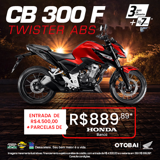 banner CB 300F TWISTER ABS - JUNHO