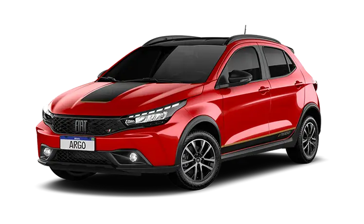 ARGO 1.0 FLEX 4P 2026 VERMELHO MONTECARLO COM TETO PRETO VULCANO
