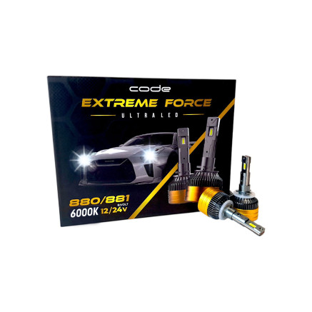  ultra led extreme force 880/881 6000k code - 6438 