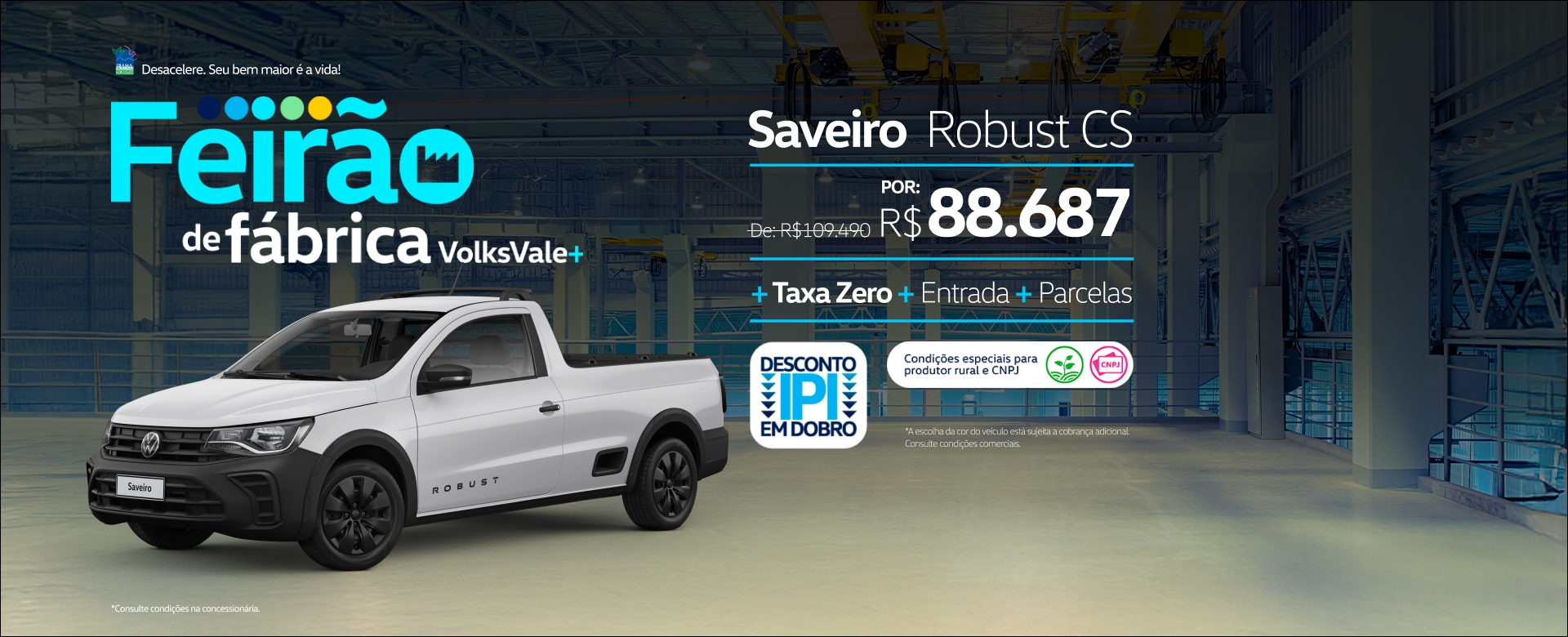 oferta julho - saveiro robust