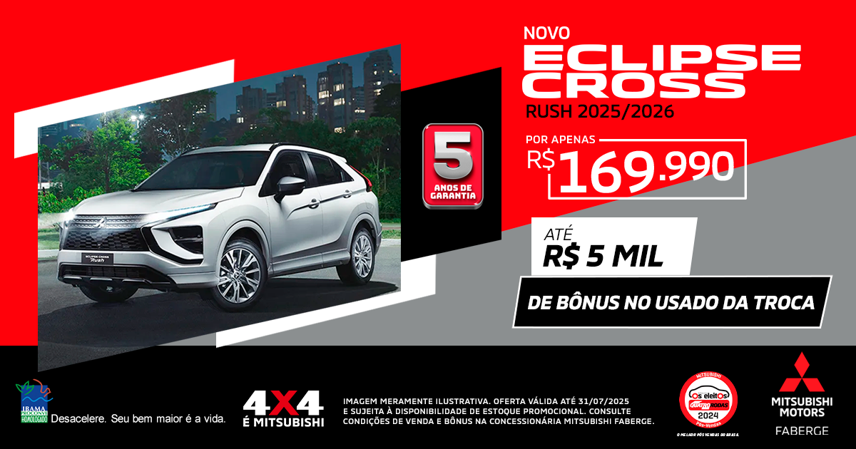 ECLIPSE CROSS- JULHO