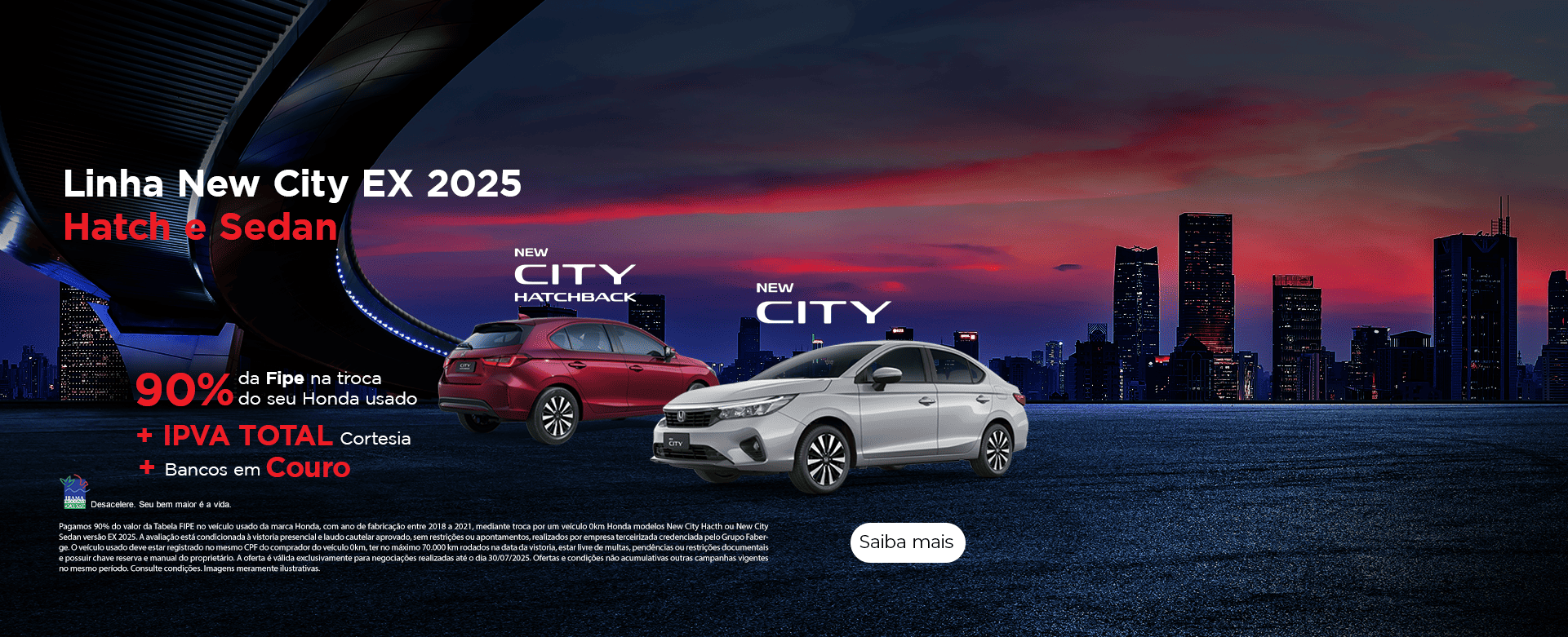 Linha City - Julho