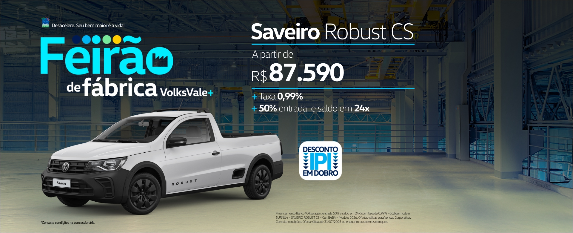 oferta julho - corporativas | saveiro