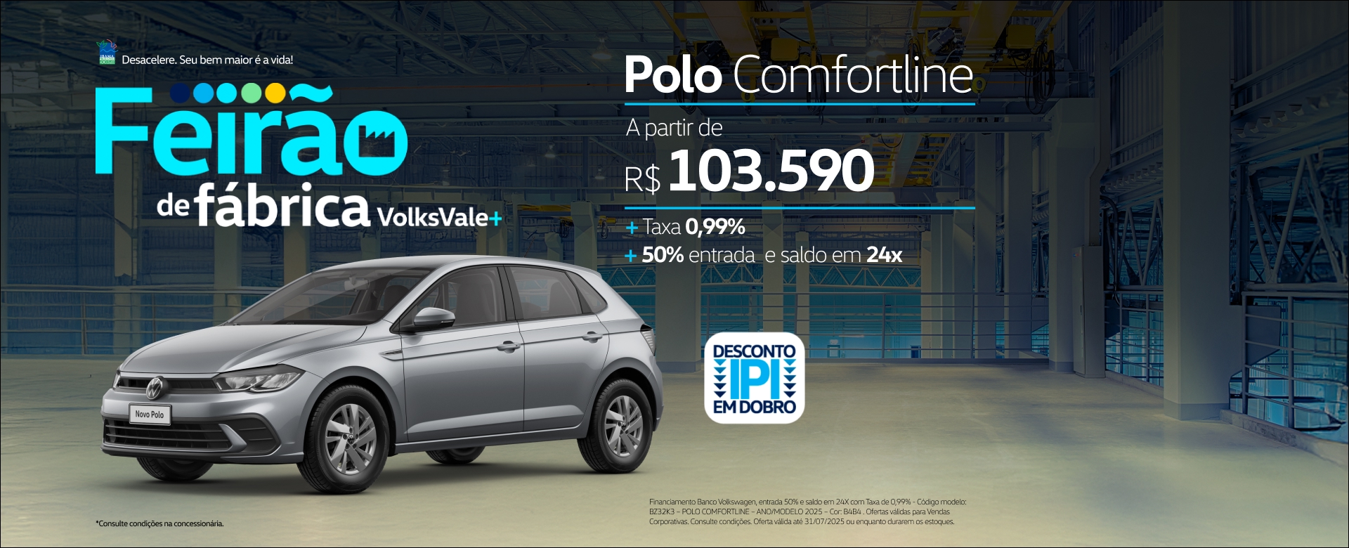 oferta corporativa - julho | polo comfortline
