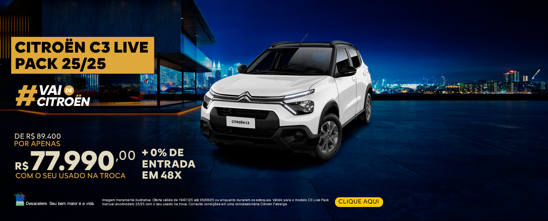 C3 LIVE PACK - OFERTA JULHO