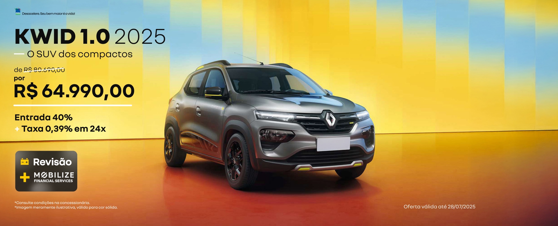 banner oferta julho - kwid