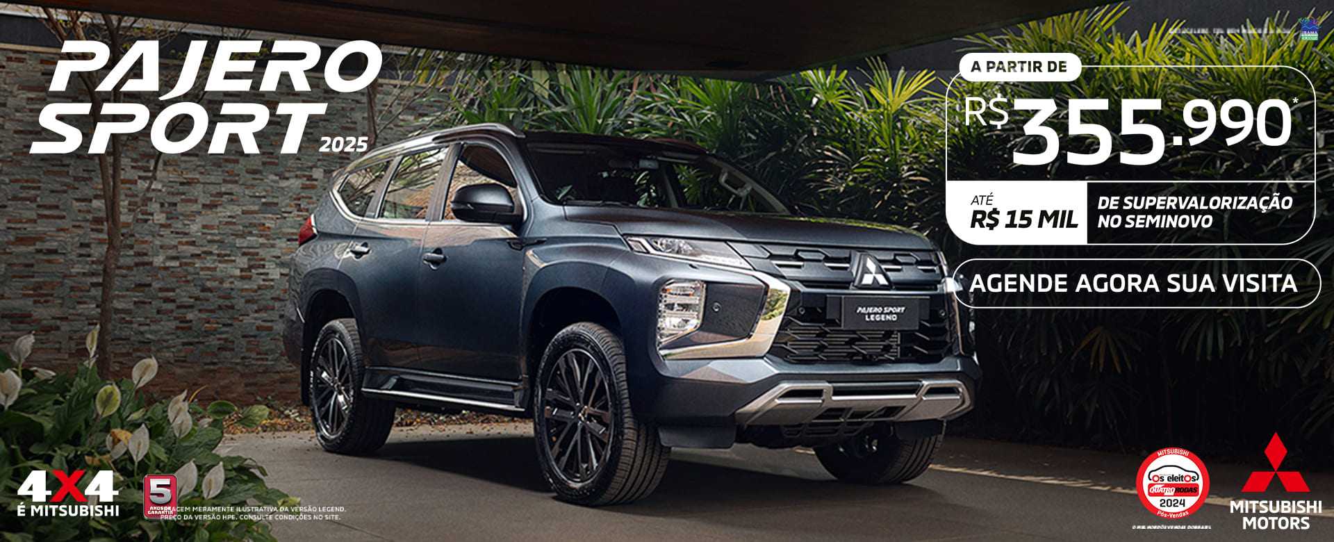 banner home - pajero sport 2025