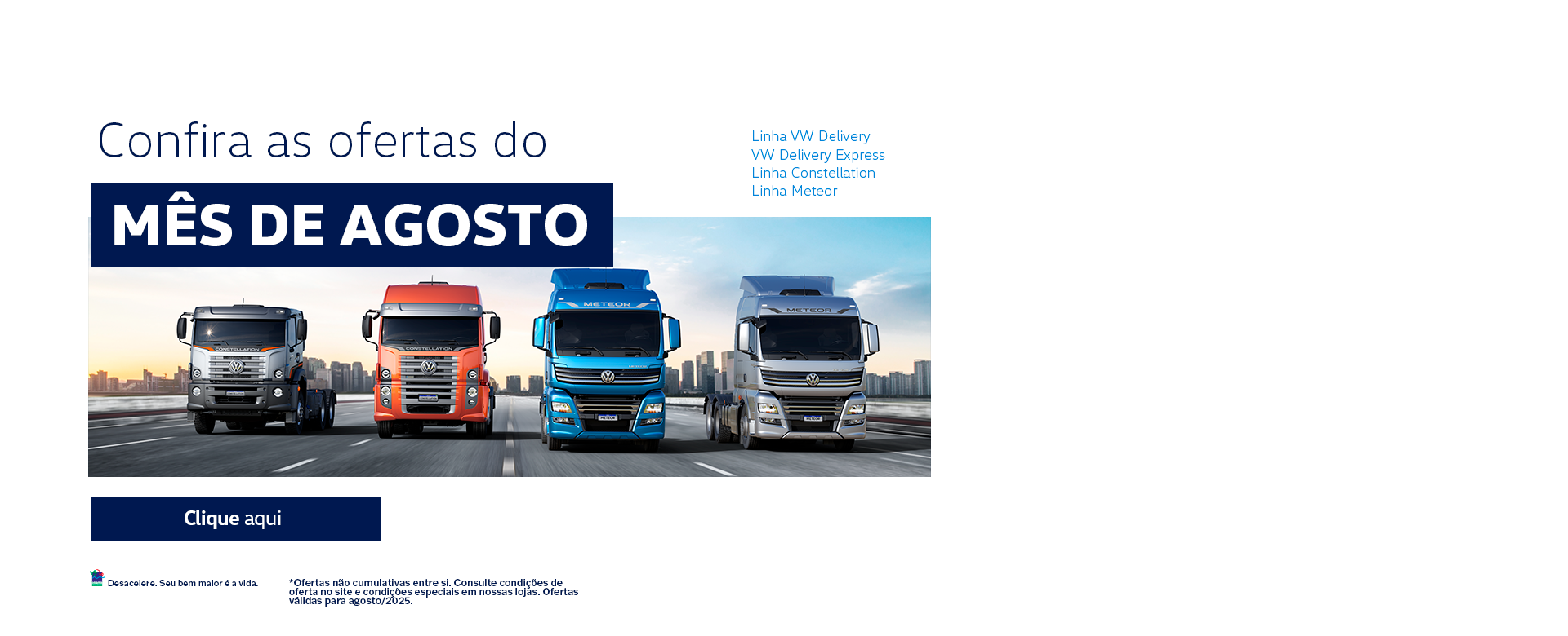 banner varejo caminhões