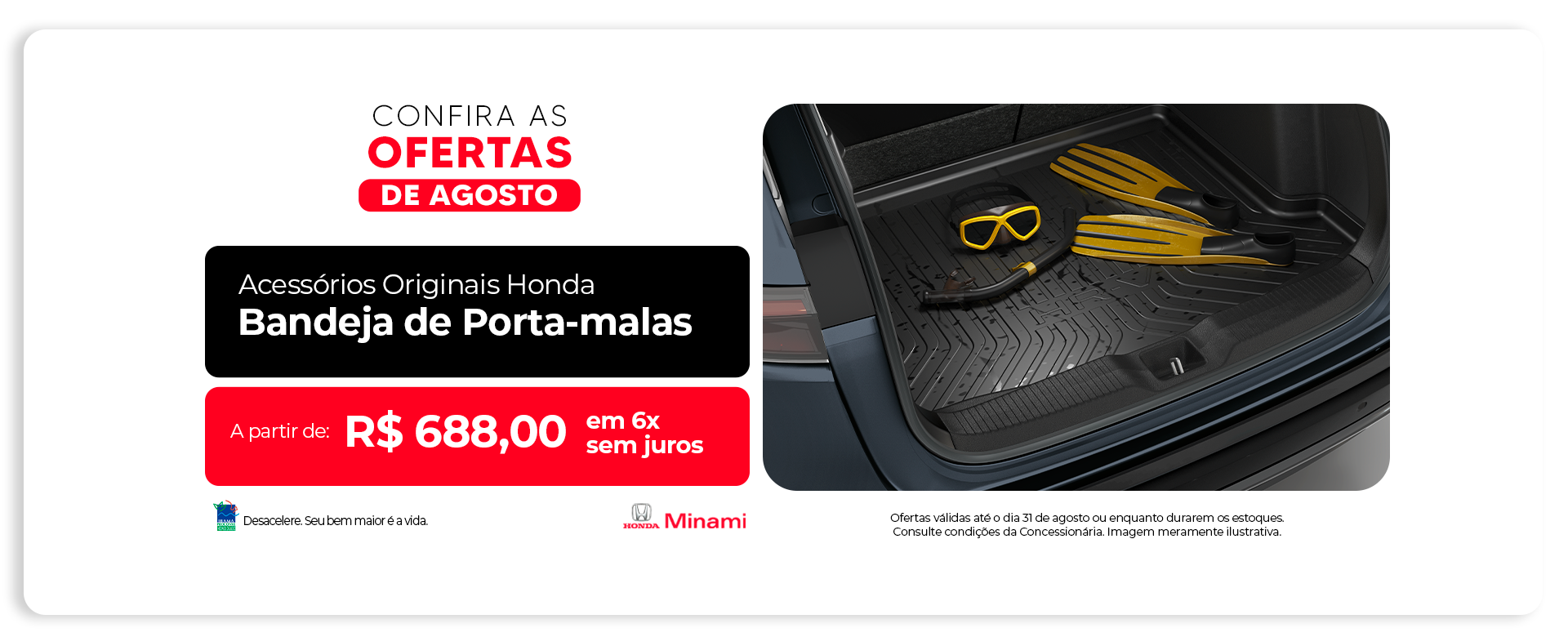 Bandeja de porta-malas