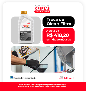 Óleo e filtro