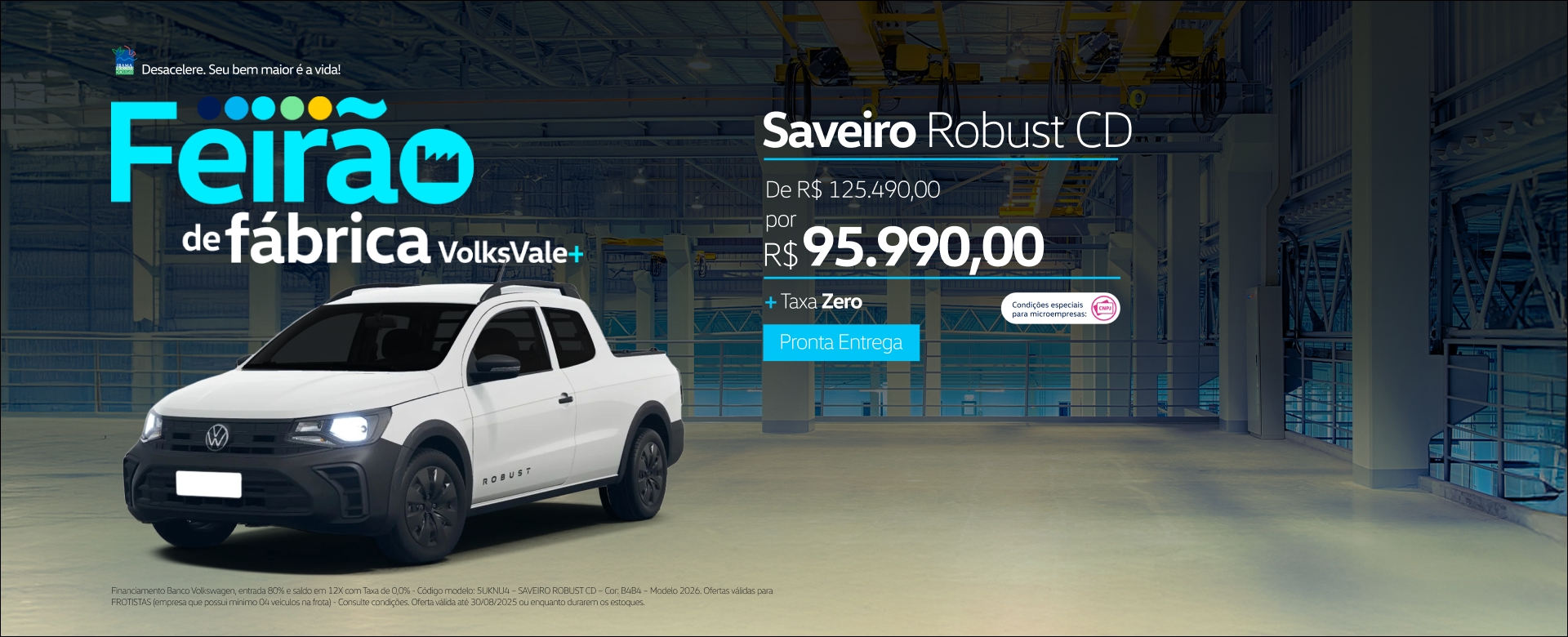 Oferta Agosto Corporativa - Saveiro Robust