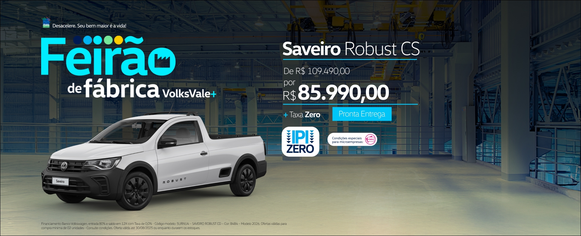 Oferta corporativa agosto - Saveiro Robust CS