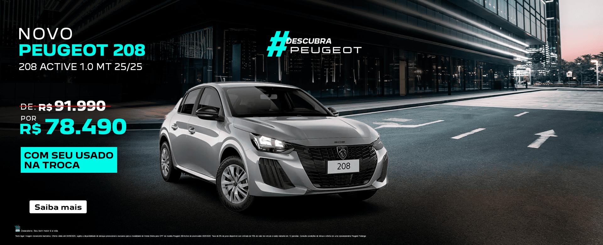 Peugeot 208 Active - Agosto