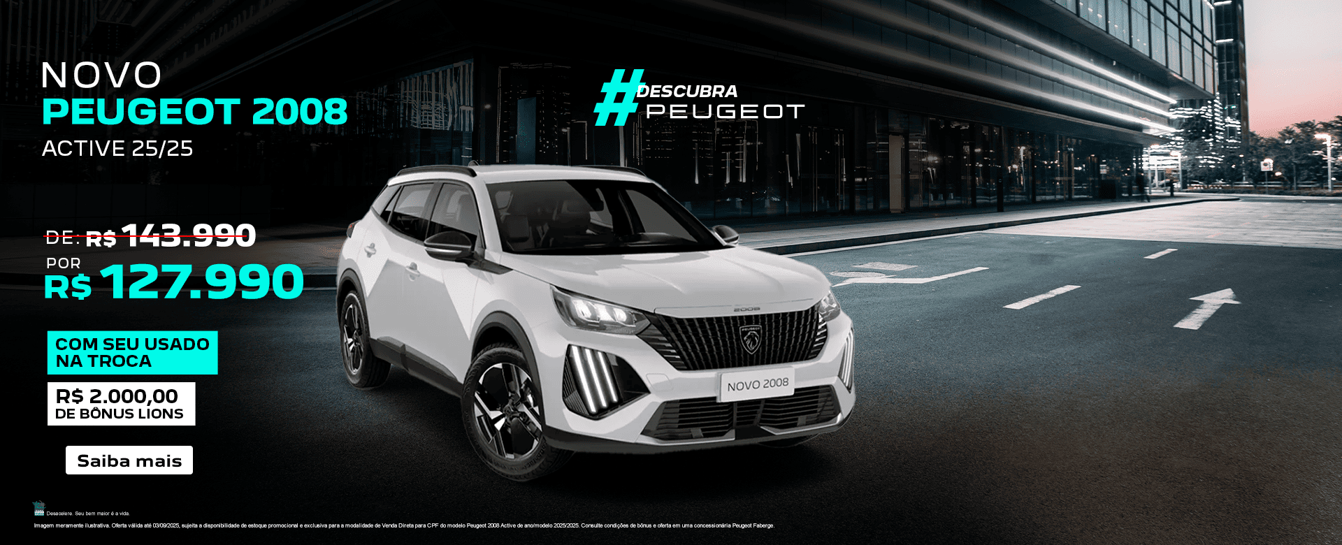 Peugeot 2008 Active - Agosto