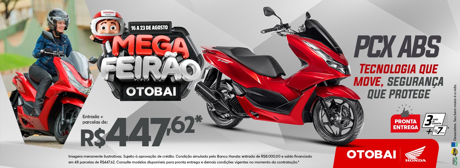 banner MEGA FEIRÃO - PCX ABS