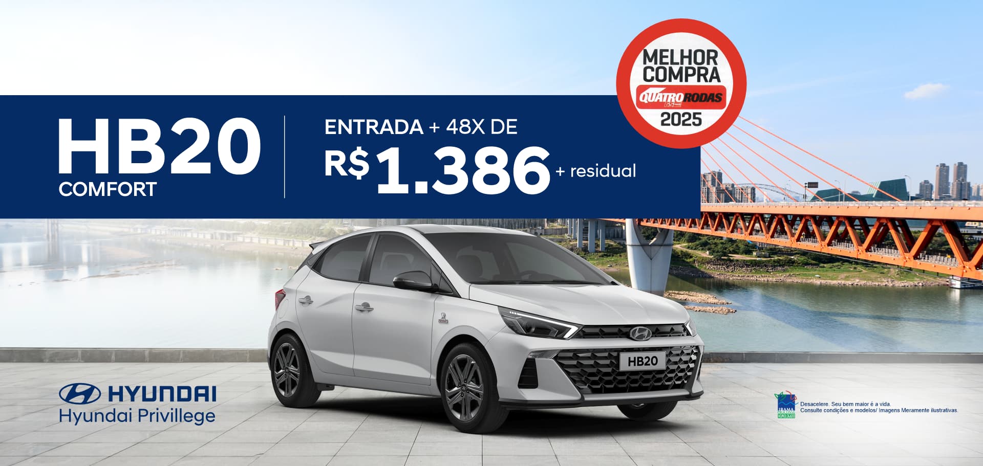 banner hb20 comfort parcelado