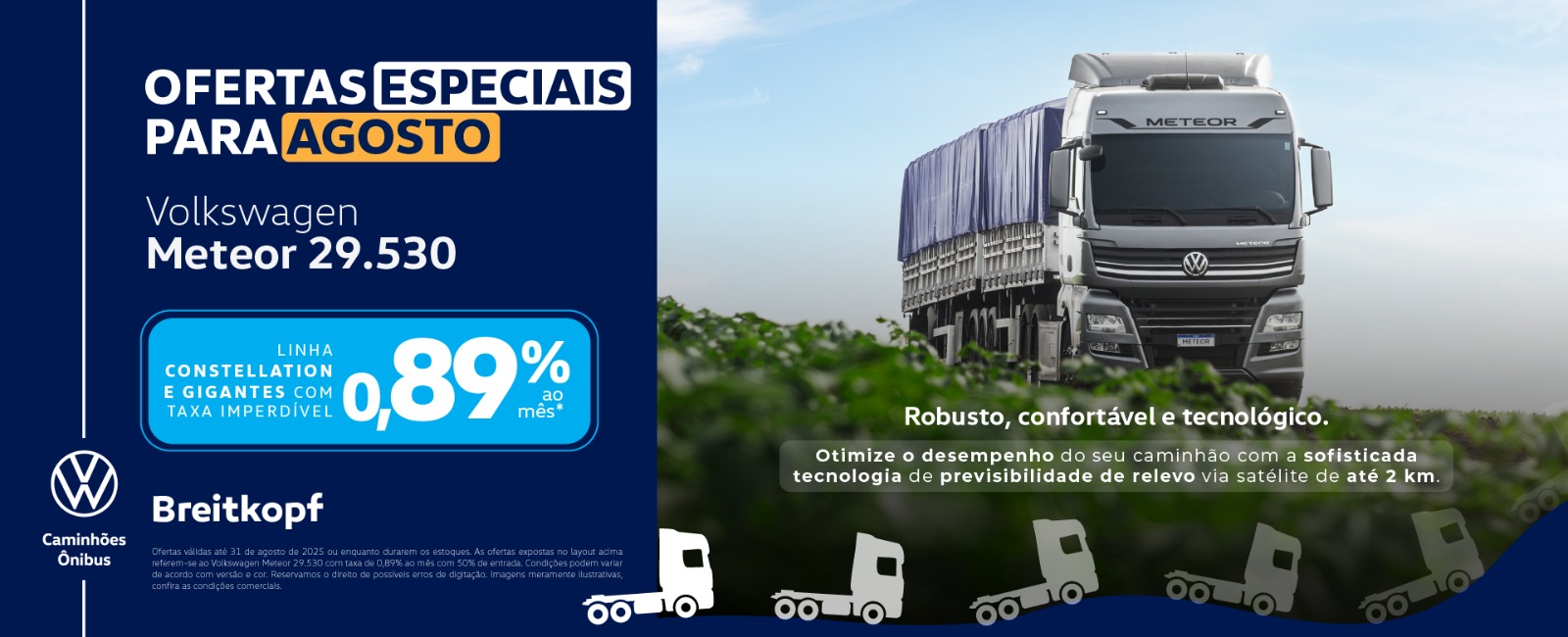 banner oferta agosto 25 - meteor highline 29.530