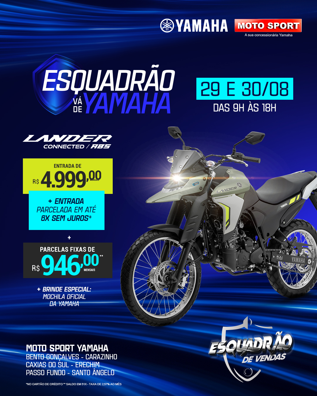 Yamaha Lander ABS Connected