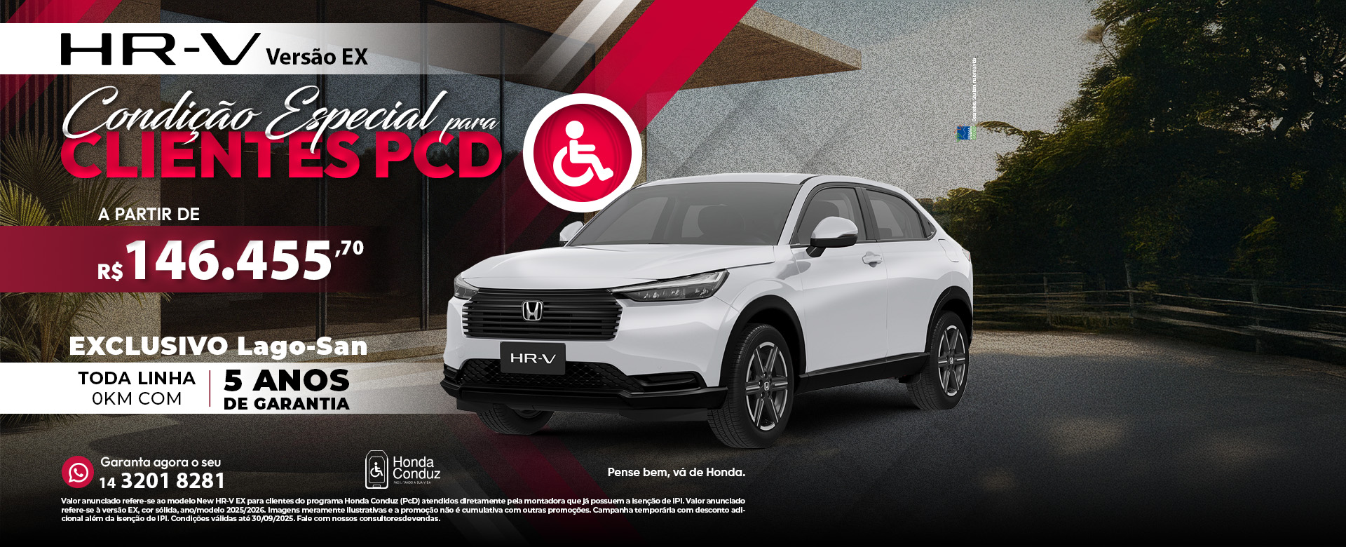 HR-V 2026 PCD Setembro