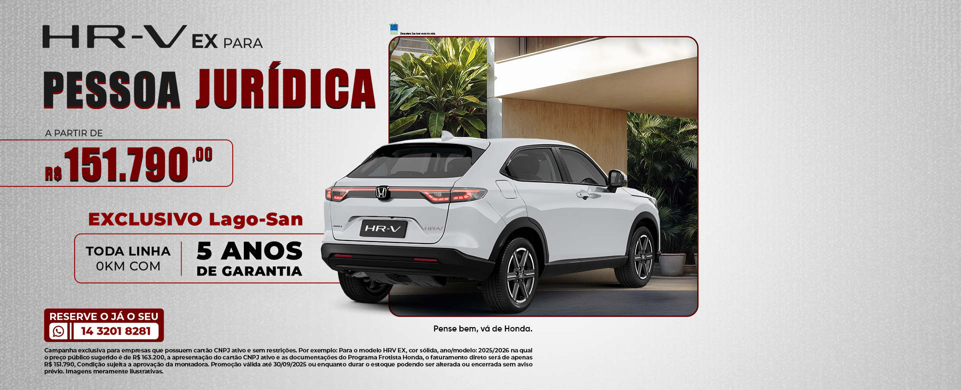 HR-V para PJ