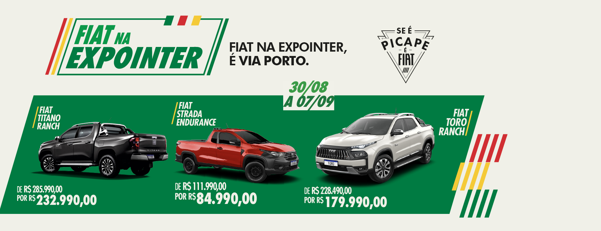 STRADA, TORO, TITANO NA EXPOINTER