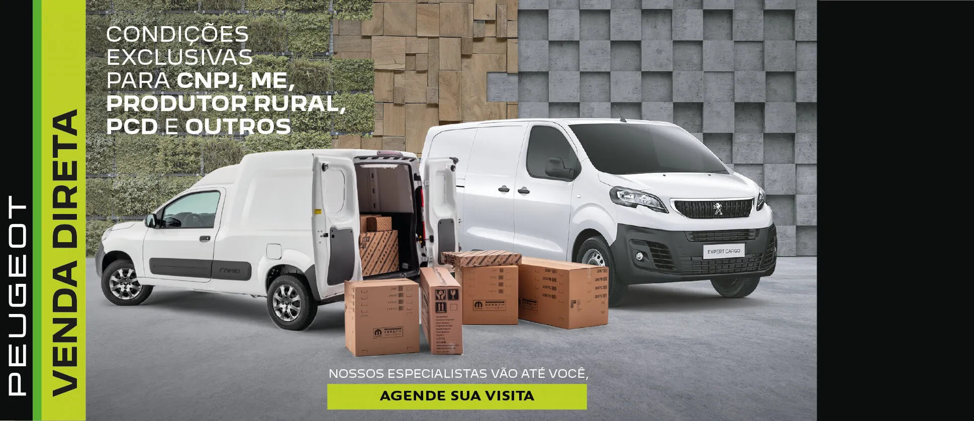 banner oportunidades de vendas diretas na via porto peugeot