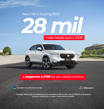 NEW HR-V TOURING 2025 - 28 MIL MAIS BARATA QUE A 26 E PAGAMOS A FIPE NO SEU USADO: