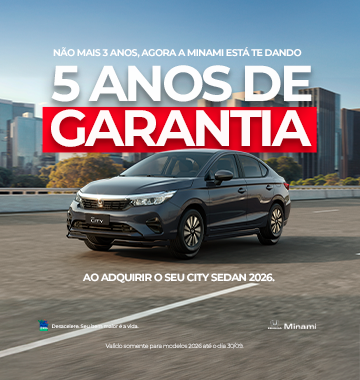 NEW CITY 2026 AGORA COM 5 ANOS DE GARANTIA