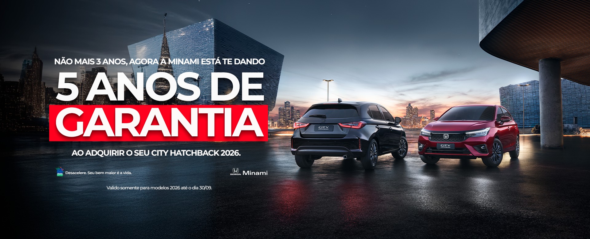 NEW CITY HATCHBACK 2026 AGORA COM 5 ANOS DE GARANTIA