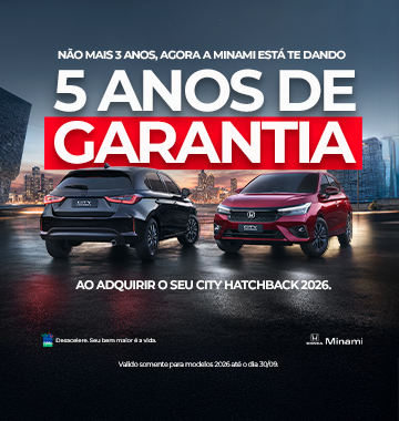 NEW CITY HATCHBACK 2026 AGORA COM 5 ANOS DE GARANTIA