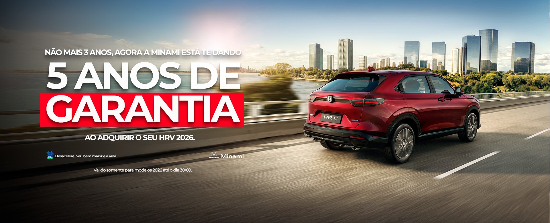 HR-V 2026 AGORA COM 5 ANOS DE GARANTIA
