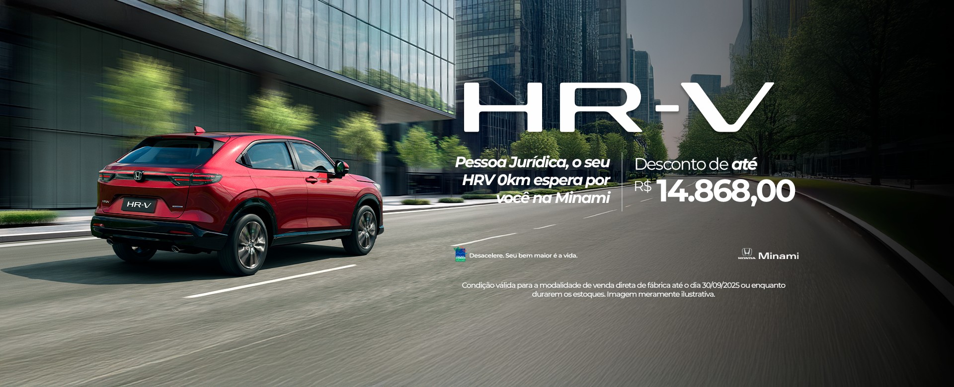NEW HR-V 2026 NA CONDIÇÃO DE VENDA DIRETA PARA PJ