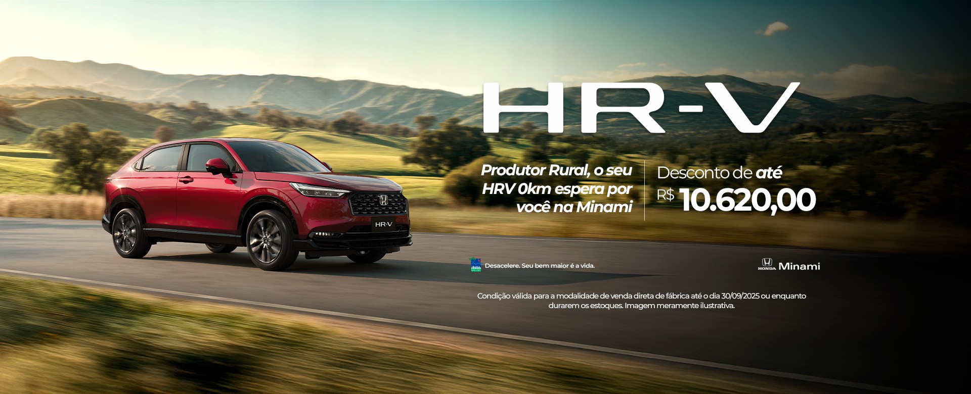 NEW HR-V 2026 NA CONDIÇÃO DE VENDA DIRETA PARA PRODUTOR RURAL