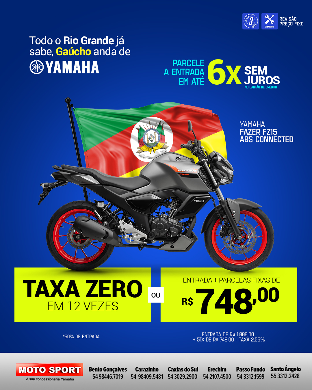 RS - Yamaha Fazer FZ15 ABS Connected