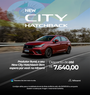 NEW CITY HATCHBACK 2026 NA CONDIÇÃO DE VENDA DIRETA PARA PRODUTOR