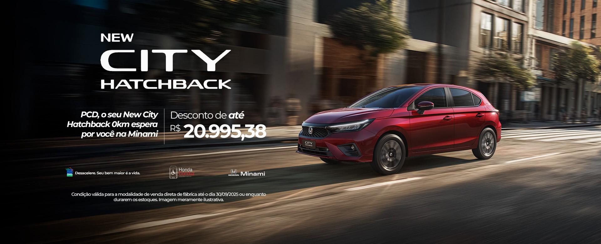 NEW CITY HATCHBACK 2026 NA CONDIÇÃO DE VENDA DIRETA PARA PCD