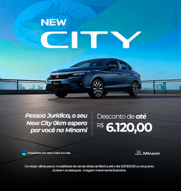 NEW CITY 2026 NA CONDIÇÃO DE VENDA DIRETA PARA PJ DESCONTOS DE ATÉ R$ 10.710,00