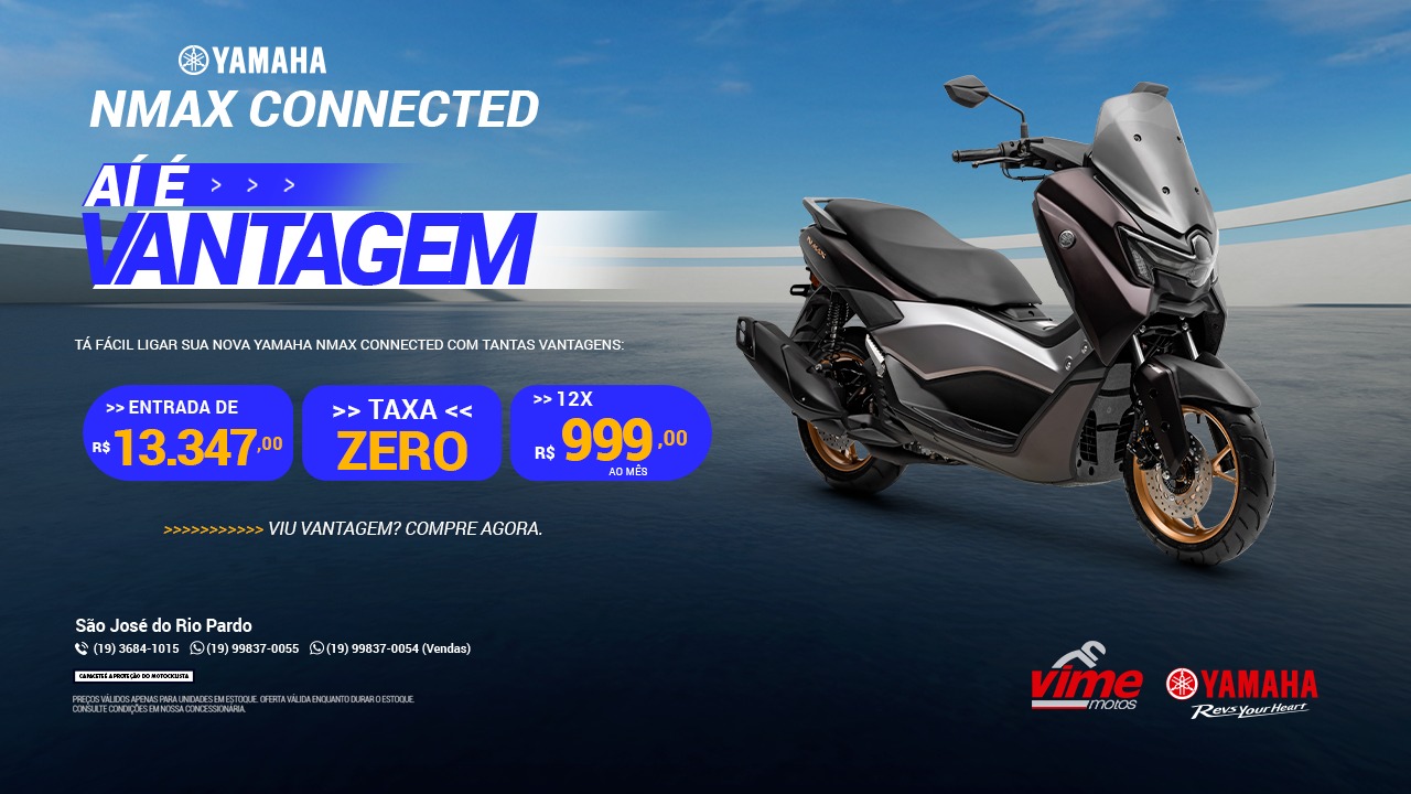 banner nmax 160 2025 taxa zero
