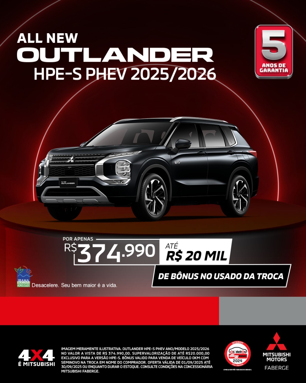 OUTLANDER HPE-S 2.4 4x4 Aut (Híbrido)