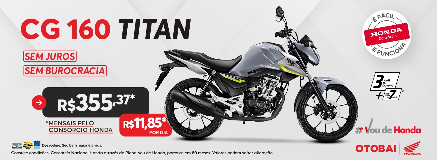 banner CNH - CG 160 TITAN